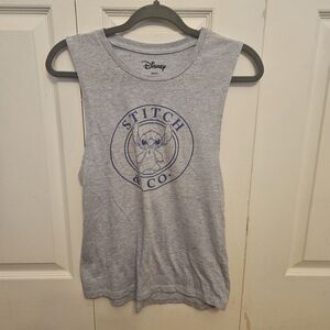 Disney Gray Stitch & Co. Tank Top